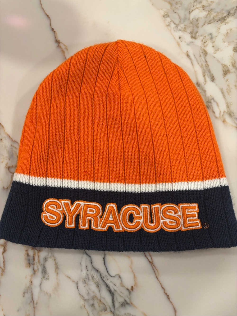 Syracuse Orange & Navy Knit Beanie